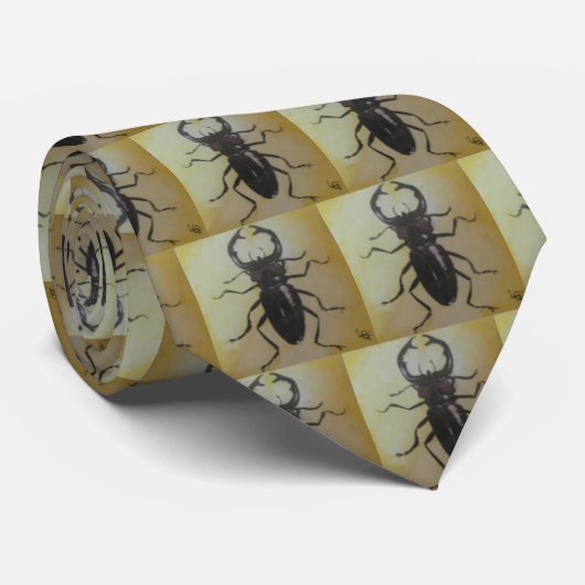 巨大なクワガタムシ ネクタイ (ロール)