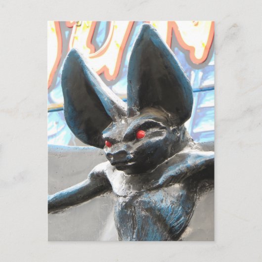 巨大なコウモリ ポストカード (正面)