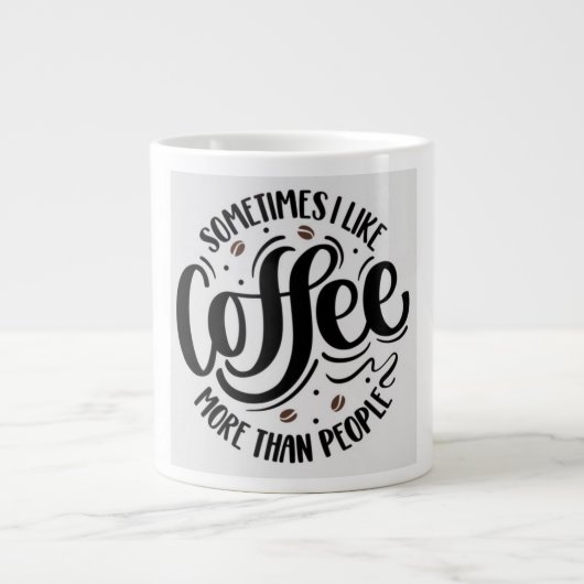 巨大なコーヒーマグ ジャンボコーヒーマグカップ (正面)