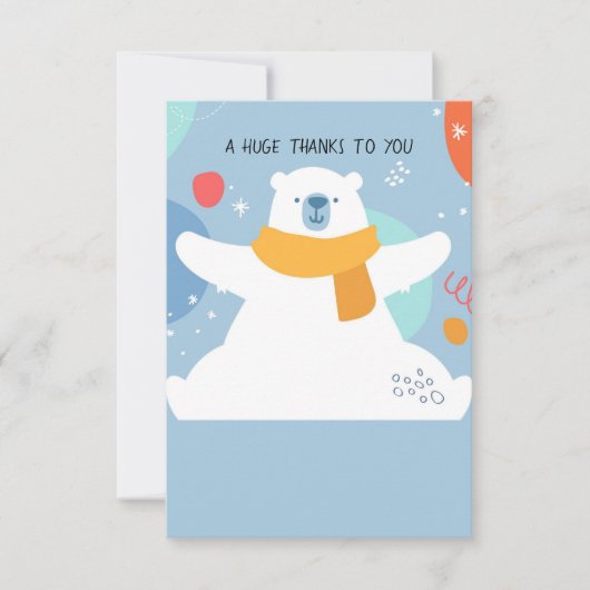 巨大なサンキューカード サンキューカード (正面)