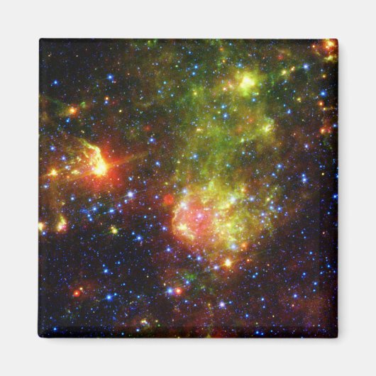 巨大なスターNASAのほこりっぽい死 マグネット (正面)