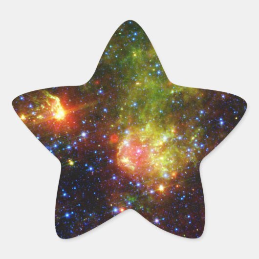 巨大なスターNASAのほこりっぽい死 星シール (正面)