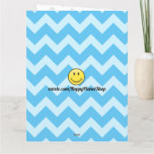 巨大なスマイルがすぐ良くなるカスタム大きなカード カード (裏面)