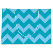 巨大なスマイルは心配のカスタムのギフトバッグを取ります ラージペーパーバッグ (裏面)