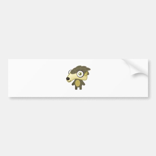 巨大なセンザンコウ-私の保存公園 バンパーステッカー (正面)