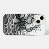 巨大なタコが船を襲う iPhoneケース (裏面横)