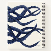 巨大なタコの触手 ノートブック (裏面)