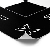 巨大なチェスのテーブル ポスター (角)