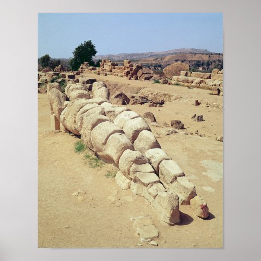 巨大なテレモン像の1つのビュー ポスター (正面)