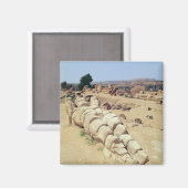 巨大なテレモン像の1つのビュー マグネット (正面/裏面)