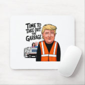 巨大なトランプ大統領おもしろいを取り出す時間 マウスパッド (マウス)