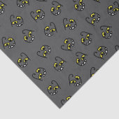 巨大なトリックまたはトリートティッシュペーパー – 灰色 薄葉紙 (詳細)