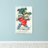 巨大なドイツ人鬼 キャンバスプリント (インサイチュ (ウッドフロア))