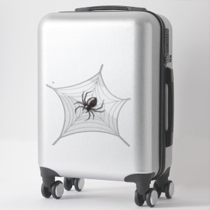 巨大なハロウィンのクモとクモの巣 シール