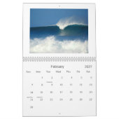 巨大なハワイの波のカレンダー カレンダー (2月 2027)