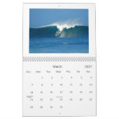 巨大なハワイの波のカレンダー カレンダー (3月 2027)
