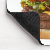 巨大なハンバーガーのmousepad マウスパッド (コーナー)