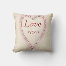 巨大なハート"愛" XOXO クッション