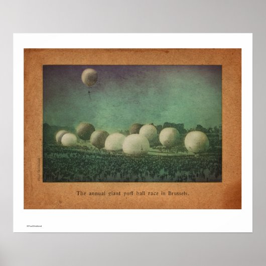 巨大なパフボールレース ポスター (正面)