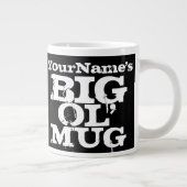 巨大なパーソナライズされたビッグ・オル・マグジャンボ・コーヒー・マググ ジャンボコーヒーマグカップ (右)