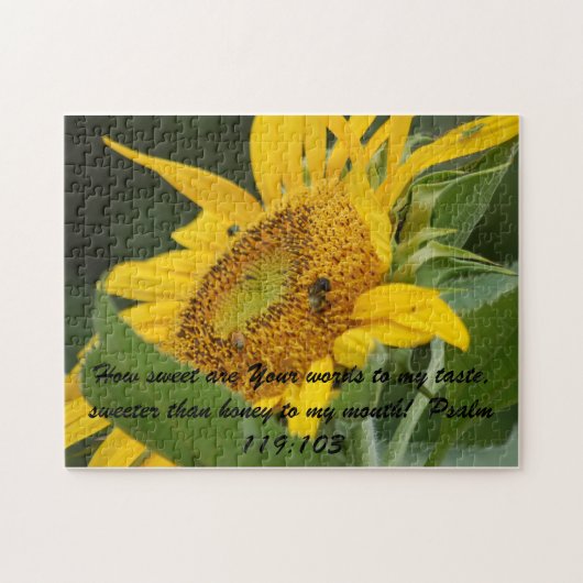 巨大なヒマワリのパズル ジグソーパズル (横)