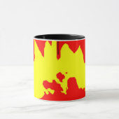 巨大なヒマワリのマグ マグカップ (中央)