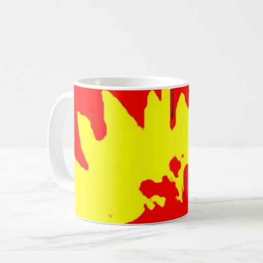 巨大なヒマワリのマグ マグカップ (正面左)