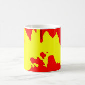 巨大なヒマワリのマグ マグカップ (中央)