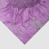 巨大なヒマワリヴィンテージ紫色の灰色のテクスチャ 薄葉紙 (詳細)