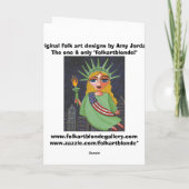 巨大なヒマワリ-挨拶状 カード (裏面)