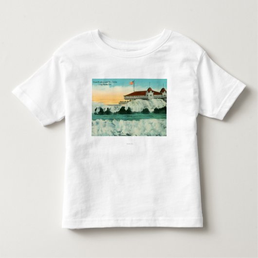 巨大なブレーカおよび日曜日パーラーの眺め トドラーTシャツ (正面)