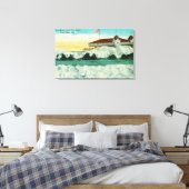 巨大なブレーカーとサンパーラーの景色 キャンバスプリント (インサイチュ (寝室))