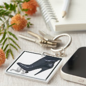 巨大なブートアート – スレーブストンプ キーホルダー (正面右)