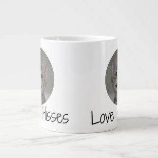 巨大なマグカップの上にフランソワを磨く ジャンボコーヒーマグカップ