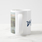 巨大なマグカップ上のカー中国はがき ジャンボコーヒーマグカップ (裏面)