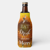 巨大なマンモスのヒマワリ写真 ボトルクーラー (ボトル正面)