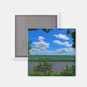 巨大なミシシッピ川を見渡す マグネット (正面/裏面)