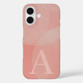 巨大なモノグラム – デンマークのパステルの円と渦巻き Case-Mate iPhoneケース (裏面)