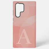 巨大なモノグラム – デンマークのパステルの円と渦巻き SAMSUNG GALAXYケース (裏面)