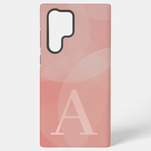 巨大なモノグラム – デンマークのパステルの円と渦巻き SAMSUNG GALAXYケース (裏面)