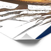 巨大なモンスタートラックが動いている フォトプリント            (角)