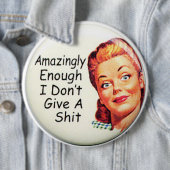 巨大なユーモアのある、6インチのバックパックボタンをピンで止めます 缶バッジ (インサイチュ)