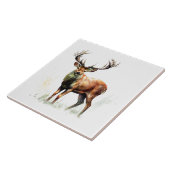 巨大なラッカー鹿 タイル (側面)