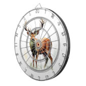 巨大なラッカー鹿 ダーツボード (正面右)