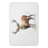 巨大なラッカー鹿 バスマット (正面縦)