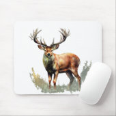 巨大なラッカー鹿 マウスパッド (マウス)
