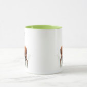 巨大なラッカー鹿 マグカップ (中央)