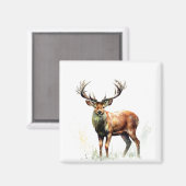 巨大なラッカー鹿 マグネット (正面/裏面)