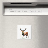 巨大なラッカー鹿 マグネット (インサイチュ (食洗機))