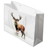 巨大なラッカー鹿 ラージペーパーバッグ (正面アングル)